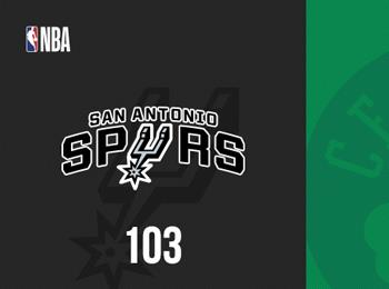 文班貢獻(xiàn)17+13，塔圖姆32+14，波津29+6，馬刺負(fù)于綠軍