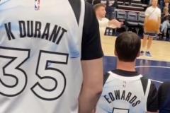 阿杜去哪兒？森林狼球迷也“改裝”好了杜蘭特球衣