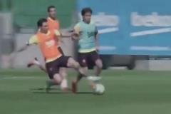 網(wǎng)友：我甚至愿意花錢去看梅西訓(xùn)練。太瘋狂了?。? title=