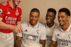 笑死我了！網(wǎng)友制作AI視頻：賴斯喂姆巴佩&小熊&貝林吃飯