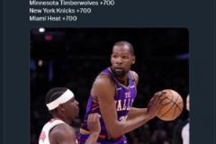 難道說？美媒曬杜蘭特下家賠率，火箭大幅度領(lǐng)跑！