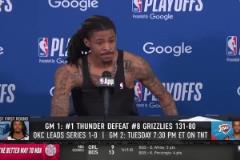 慘敗雷霆51分！莫蘭特賽后：我們不會再打得這么差了