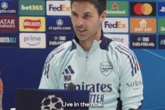 重大宣言！阿爾特塔：我們很幸運走到這一步，踏上球場時將釋放全部身心！