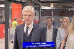 傳奇壓陣！溫格來到酋長球場現(xiàn)場看球