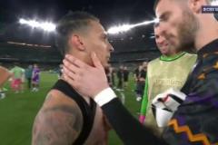 曼聯(lián)前隊友相遇！賽后安東尼和德赫亞熱聊！