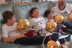 別的球員拼了命也得不到的東西，在梅西家卻成為了兒子們的玩具！